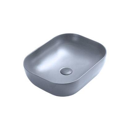 Раковина керамическая Vincea VBS-101MO, 505*405*140, накладная, цвет океан матовый Раковина керамическая Vincea VBS-101MO, 505*405*140, накладная, цвет океан матовый