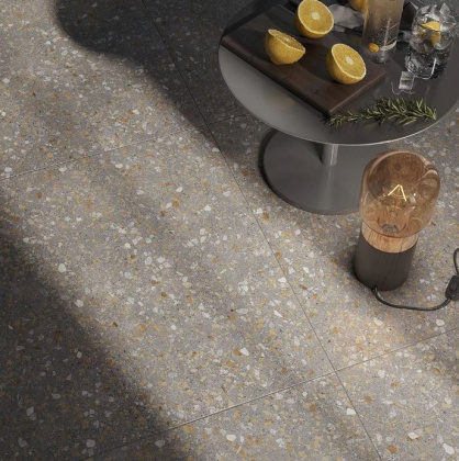 Подступенок Терраццо коричневый 60x10,7x0,9