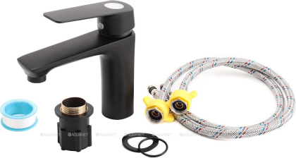 Смеситель для раковины Orange Aristo M19-021b черный