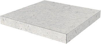 Ступень угловая клееная Терраццо серый светлый  33x33x0,9 Ступень угловая клееная Терраццо серый светлый  33x33x0,9