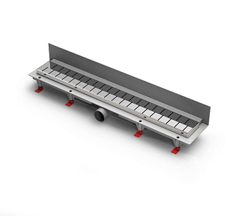 Душевой лоток 85 см Creto Snake CRE-850 SN-P с решеткой, хром