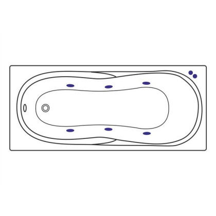 Ванна EXCELLENT Sekwana 170x75 "SOFT" (бронза) Ванна EXCELLENT Sekwana 170x75 "SOFT" (бронза)