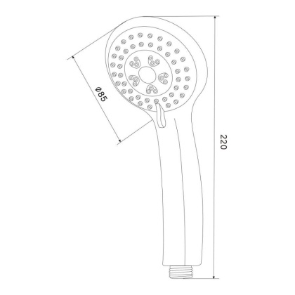 Лейка для душа  D133 Лейка для душа  D133