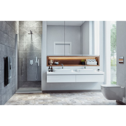 Душевая дверь EXCELLENT Mazo 90 см (хром)