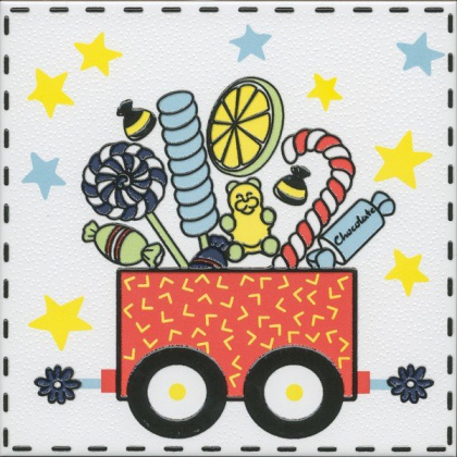 Декор 6 OP\A220\5009 Альпаки Белый (20см*20см*6,9мм) (10шт/0,4м2), шт