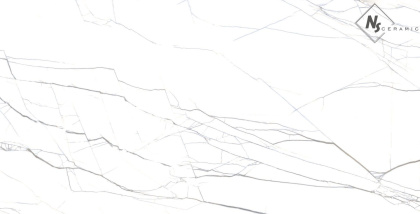 NS Ceramic Керамогранит с Эффектом Камня NSC1274 White 60x120 - керамическая плитка и керамогранит