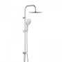 931000000 Eclipse, душ. система: верхний душ 220мм, ручн.душ 3 ф-ии 120 мм, штанга 1010 мм, Хром