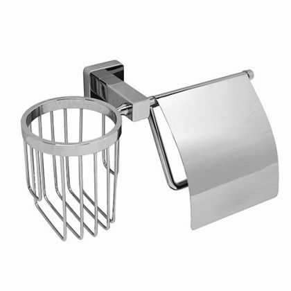 Держатель туалетной бумаги и освежителя Lippe, 26,6х14,7х11 см, хром, K-6559