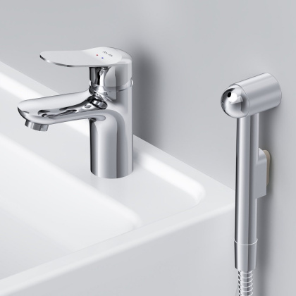 Смеситель Для раковины с гигиеническим душем F85C03000 Sunny