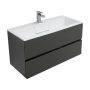 Мебель для ванной Aquanet Алвита 100 серый антрацит