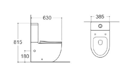 Унитаз компакт Акватек Европа AQ2903-00