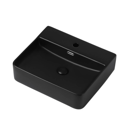 Раковина накладная ABBER Rechteck AC2203MB черная матовая Раковина накладная ABBER Rechteck AC2203MB черная матовая