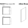 Боковая стенка Allen Brau Priority 90 3.31017.BA серебро браш Боковая стенка Allen Brau Priority 90 3.31017.BA серебро браш