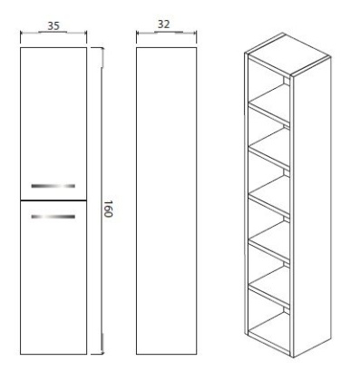 Пенал Creto Milano Sorano