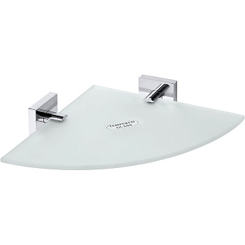 Cтеклянная полка, угловая модeль