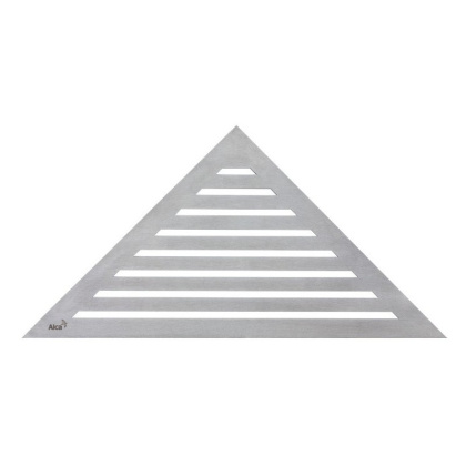 Решетка для углового водоотводящего желоба, нержавеющая сталь-мат