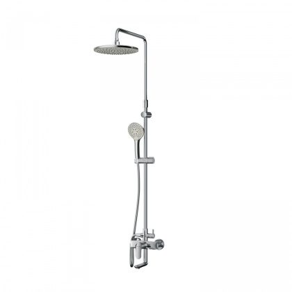 F0780920 AM.PM,душ.система,набор:Смеситель д/ванны/душа,верхний душ d220 мм, ручной душ 110 мм, 3 функци