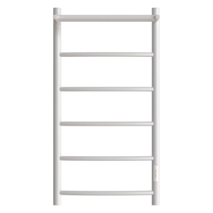 Полотенцесушитель электрический Point Афина PN04848PW П5 400x800 с полкой, диммер справа, белый Полотенцесушитель электрический Point Афина PN04848PW П5 400x800 с полкой, диммер справа, белый