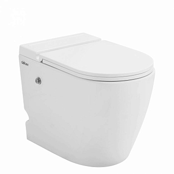 Приставной унитаз Abber Bequem AC1115P импульсный с микролифтом Приставной унитаз Abber Bequem AC1115P импульсный с микролифтом