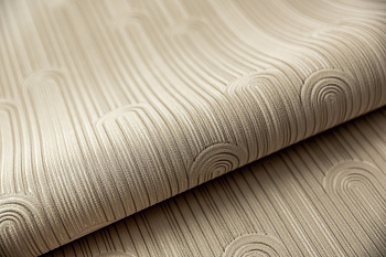 Обои виниловые Арки мотив, бежевое золото