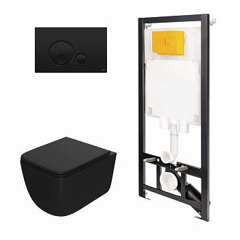 Сет: Инстал.OLI 80 ECO +панель Globe черн., OLI+Унитаз Point Меркурий, чёрный Сет: Инстал.OLI 80 ECO +панель Globe черн., OLI+Унитаз Point Меркурий, чёрный