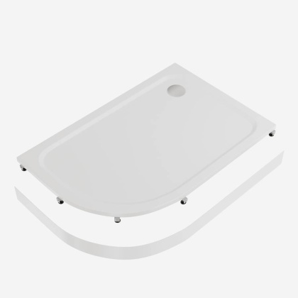 Экран акриловый Creto Roma 120х80 Л/П для поддона 8-1009