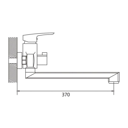 Смеситель для ванны Shevanik S85 S8522
