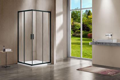 Душевой уголок Garda VSS-1G8010CLB, 1000*800, черный, стекло прозрачное Душевой уголок Garda VSS-1G8010CLB, 1000*800, черный, стекло прозрачное