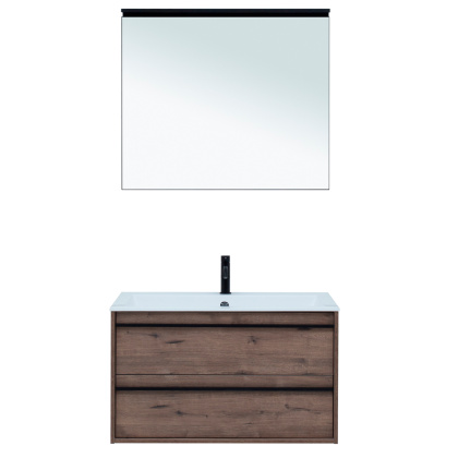 Мебель для ванной Aquanet Lino 90 Дуб Веллингтон