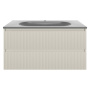 База под раковину Welle 1000 подвесная, 2 выкатных ящика soft-close, M.Beige