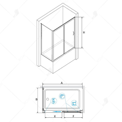 Шторка на ванну RGW SC-92, 01119287-11, 180 x 70 x 150 см стекло прозрачное, хром