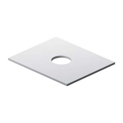 M8FST0601WG Universal Столешница под накладную раковину, для тумбы 60 см, цвет Белый глянец