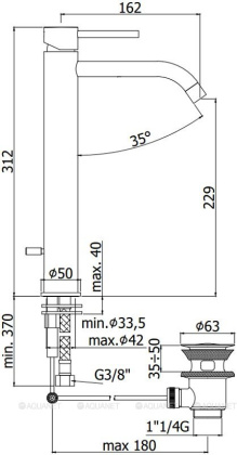 Смеситель для раковины Paffoni Light LIG085NO