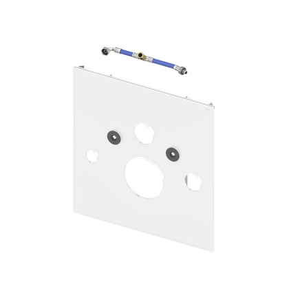 Стеклянная панель TECElux для установки унитазов-биде (Toto, Geberit), нижняя, стекло белое