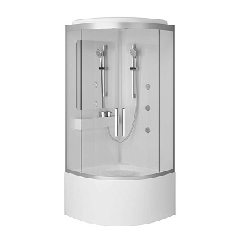Душевая гидромассажная кабина Am.Pm, 90х90, на высоком поддоне