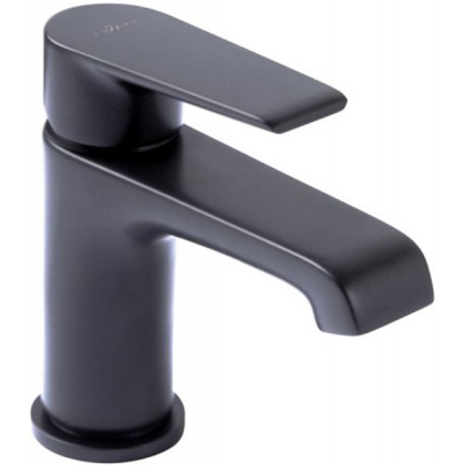 NAUTIC-LS1-NOP Смеситель для раковины однорычажный, с донным клапаном, исполнение черный матовый