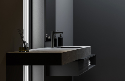 Смеситель Lemark Bronx LM3709BL для раковины