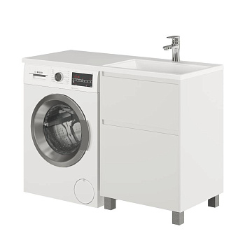 Тумба с раковиной напольная Creto Cafor White 120 правосторонняя Тумба с раковиной напольная Creto Cafor White 120 правосторонняя