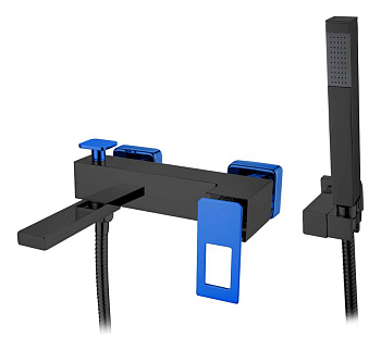 Смеситель Q для ванны с душем BlackBlue Смеситель Q для ванны с душем BlackBlue