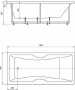 Акриловая ванна Акватек Феникс 180х85 FEN180-0000083
