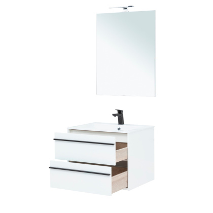 Мебель для ванной Aquanet Lino 70 белый матовый