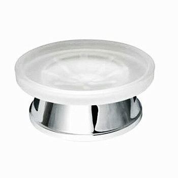 Мыльница Donau, 10х4х10 см, хром,  K-2429