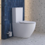 Унитаз-компакт безободковый с сиденьем и смывом TORNADO BelBagno SFERA-TOR