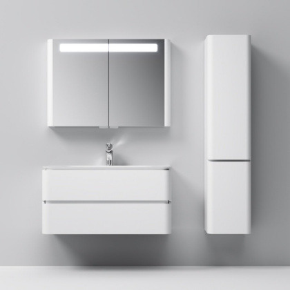 M30CHR0406WG Sensation, Шкаф-колонна, подвесной, правый, 40 см, двери, Белый, глянцевая, шт