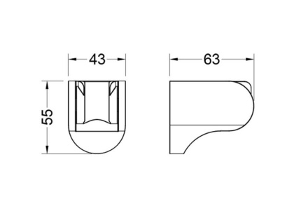 Держатель ручного душа AQUATEK AQ2405CR  Держатель ручного душа AQUATEK AQ2405CR
