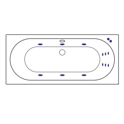 Ванна EXCELLENT Oceana 170x75 "LINE" (бронза) Ванна EXCELLENT Oceana 170x75 "LINE" (бронза)