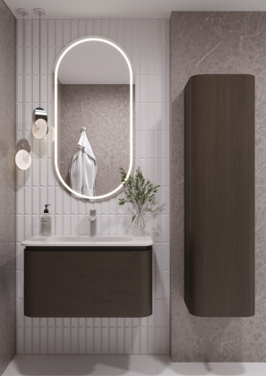 OVALE 1 полка 80CM ШПОН тумба + раковина OV0110100-080 Boheme OVALE 1 полка 80CM ШПОН тумба + раковина OV0110100-080 Boheme