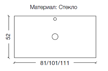 Столешница стекло 100см Прямая СЕРЕБРО Поталированный Золотой Столешница стекло 100см Прямая СЕРЕБРО Поталированный Золотой