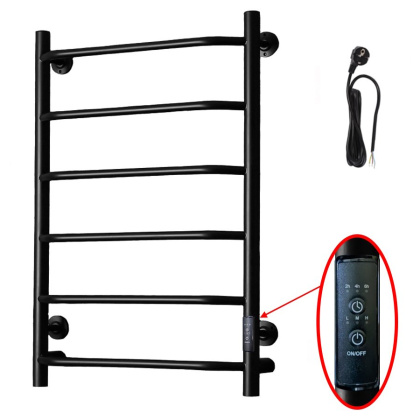 Полотенцесушитель Пэк сп 6 80х50 черный ВГП Полотенцесушитель Пэк сп 6 80х50 черный ВГП