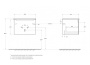 Керамическая раковина BelBagno BB1923-600 Керамическая раковина BelBagno BB1923-600